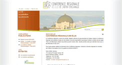 Desktop Screenshot of conferenceregionale.ca